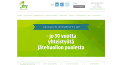 Desktop Screenshot of jatehuoltoyhdistys.fi